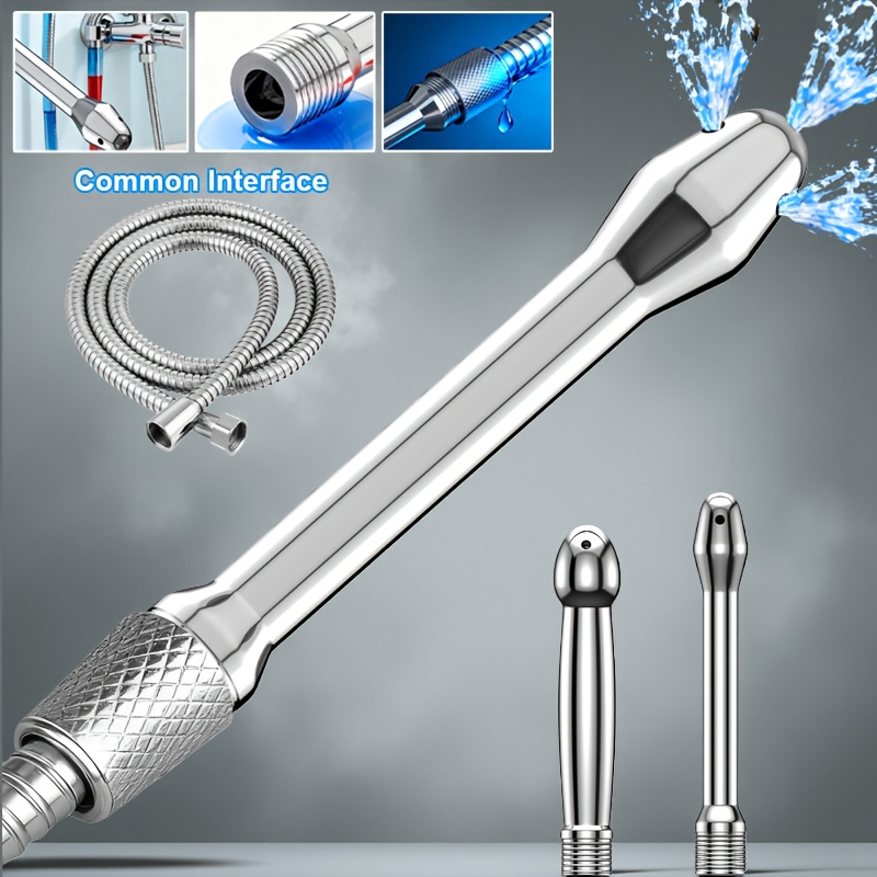 Home Bathroom Renovation - Showerhead Berpori Baja Tahan Karat Dua