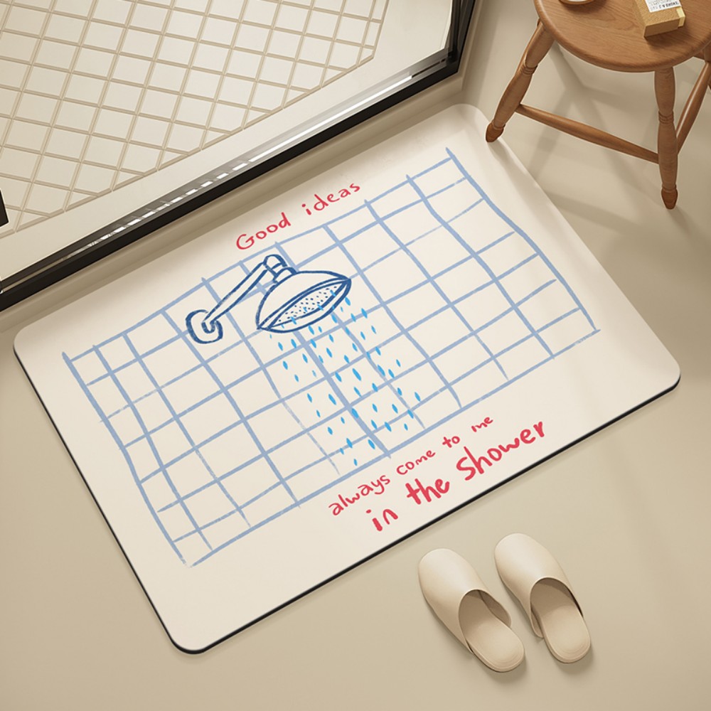 Home Goods Bathroom Mats - VIKAMA Karpet Kamar Mandi Ubin Kamar