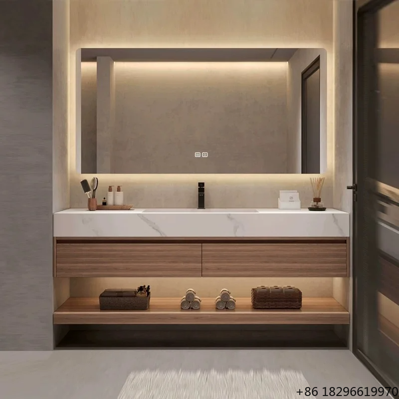 Home Bathroom Set - Set Kabinet Kamar Mandi Pintar Modern