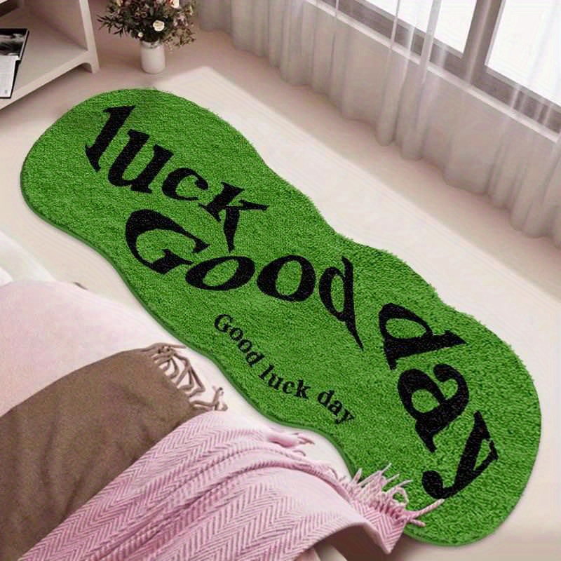 Home Goods Bathroom Mats - VIKAMA Karpet Hijau Membawa Keberuntungan Ke