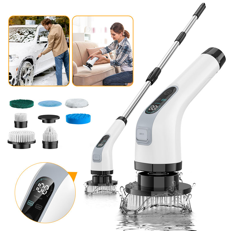 Home Bathroom Cleaning Machine - Sikat pembersih listrik genggam tanpa kabel,