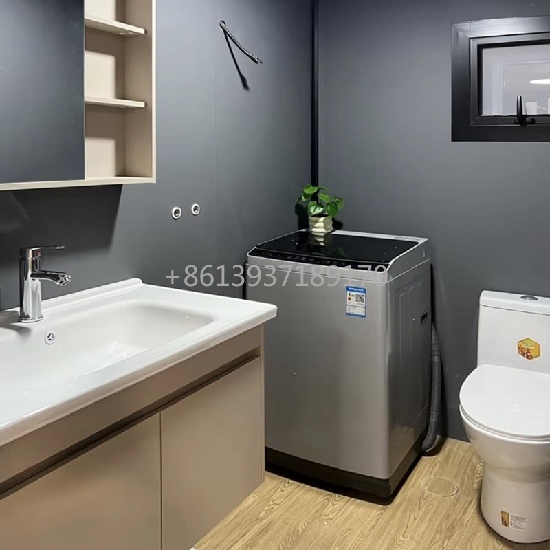 Tiny Home Bathroom Layout - Rumah Kontainer Prefabrikasi Mobile yang Dapat