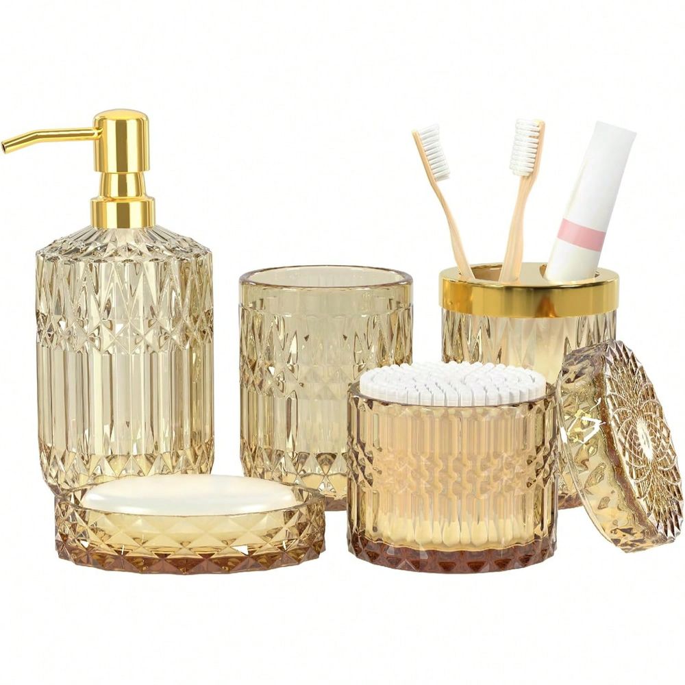 Glass Soap Dish - Set Aksesoris Kamar Mandi Kaca Berlapis