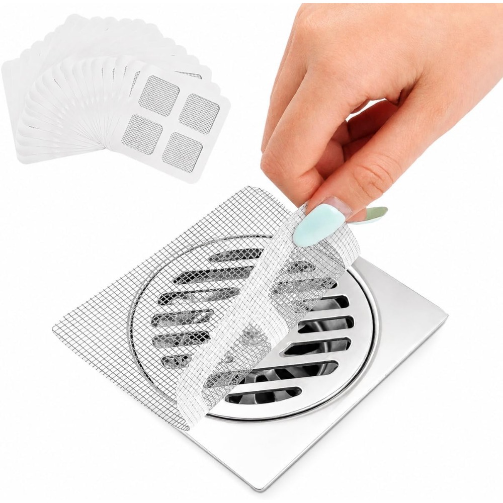 Drain Hair Catcher - 50 Buah Penangkap Rambut Sekali Pakai