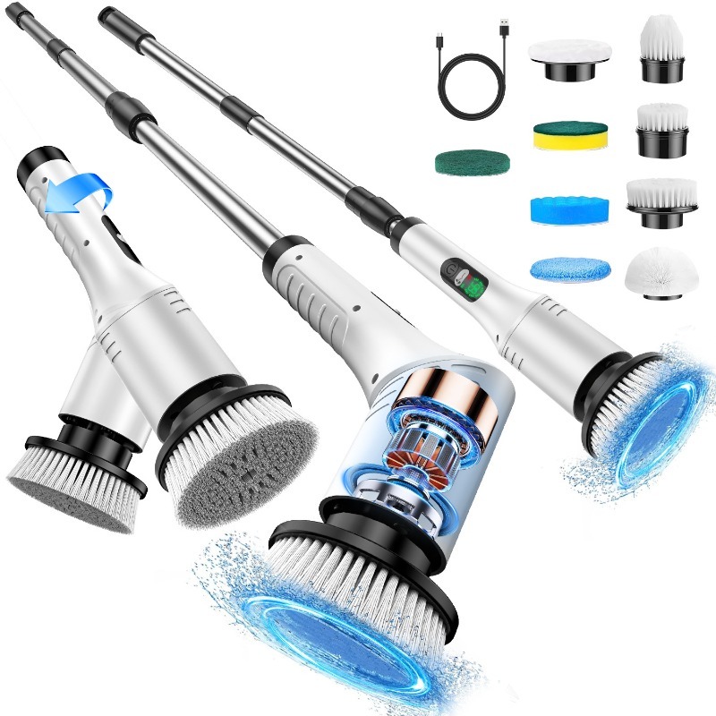 Home Bathroom Cleaning Machine - Sikat Pembersih Elektrik 9 in 1