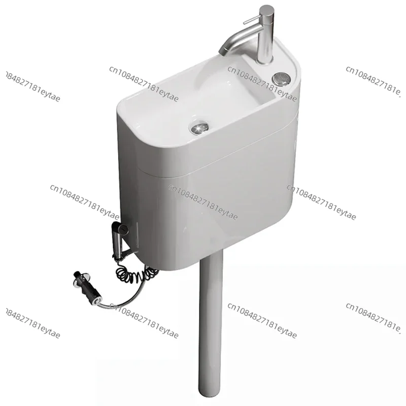 Home Bathroom Set - Set toilet jongkok keramik dengan tangki