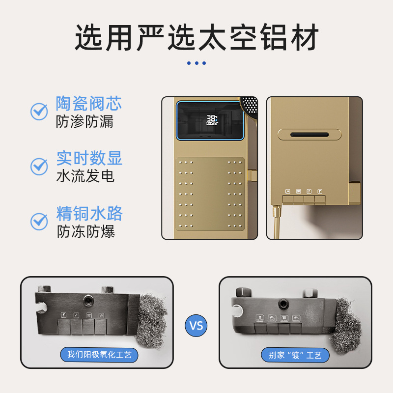 Layar Shower Digital Pintar Wa - Home Bathroom Set ulasan dan harga
