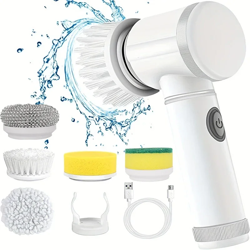 Sikat pembersih putar listrik  - Home Bathroom Cleaning Machine ulasan dan harga