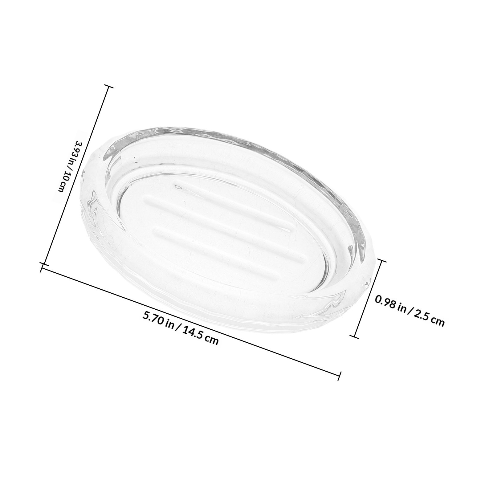 2Pcs Tempat Sabun Kaca Transpa - Glass Soap Dish ulasan dan harga