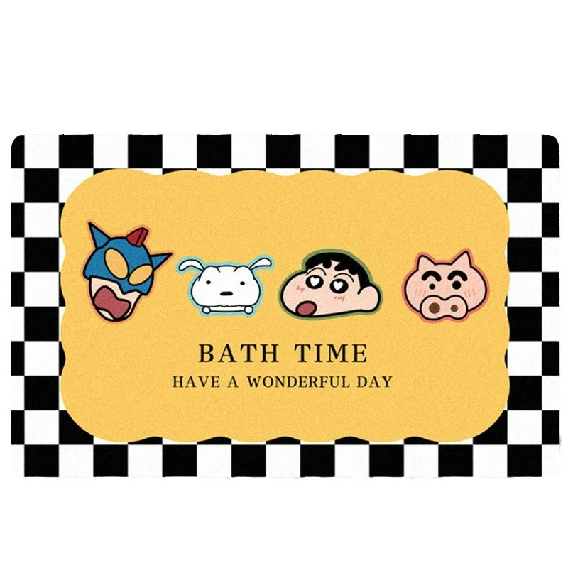 Tikar lantai kartun lucu, kray - Home Goods Bathroom Mats ulasan dan harga