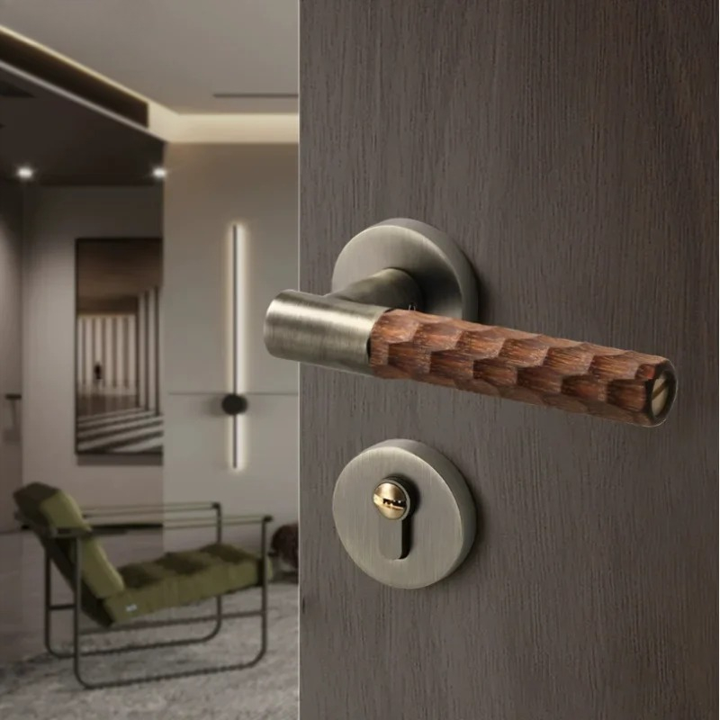 Gagang Pintu Kayu Kunci Senyap - Home Bathroom Lock ulasan dan harga