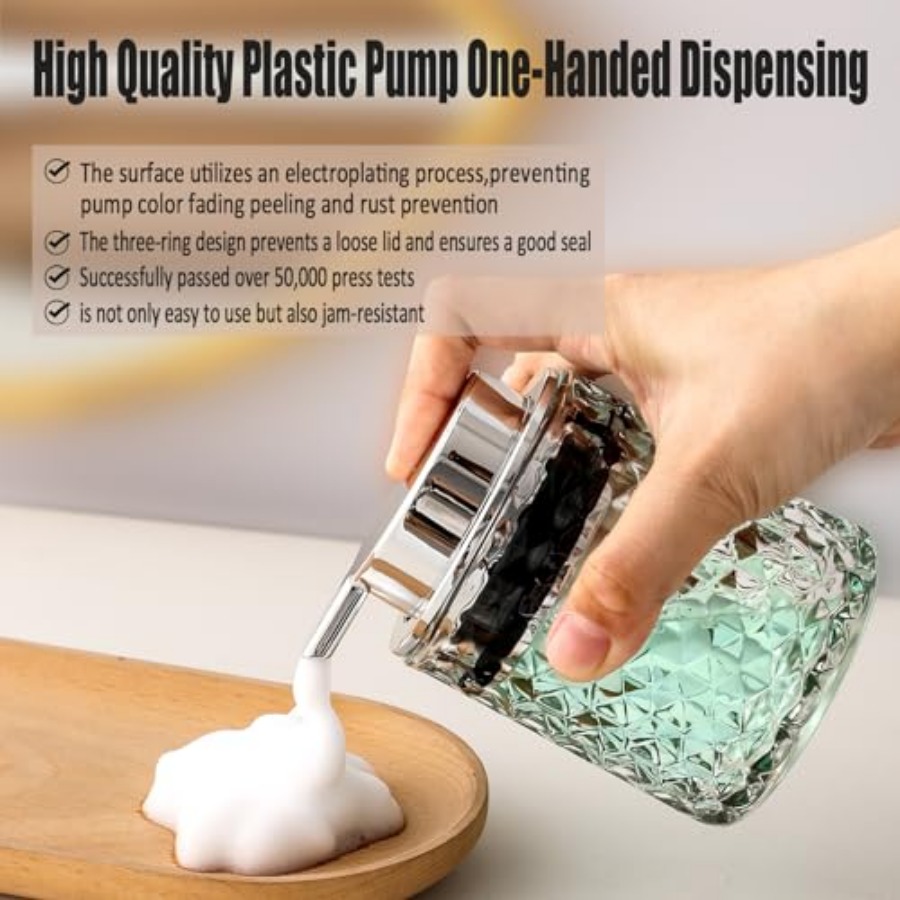Dispenser Sabun Tangan Berbusa - Glass Soap Dish ulasan dan harga