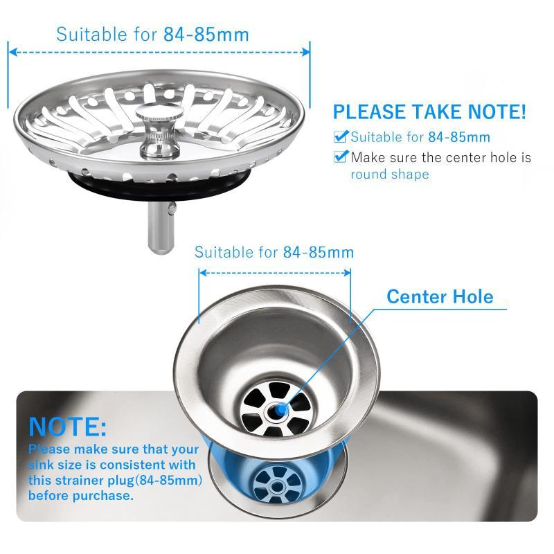 【A8】84mm Saringan Lubang Wasta - Drain Hair Catcher ulasan dan harga