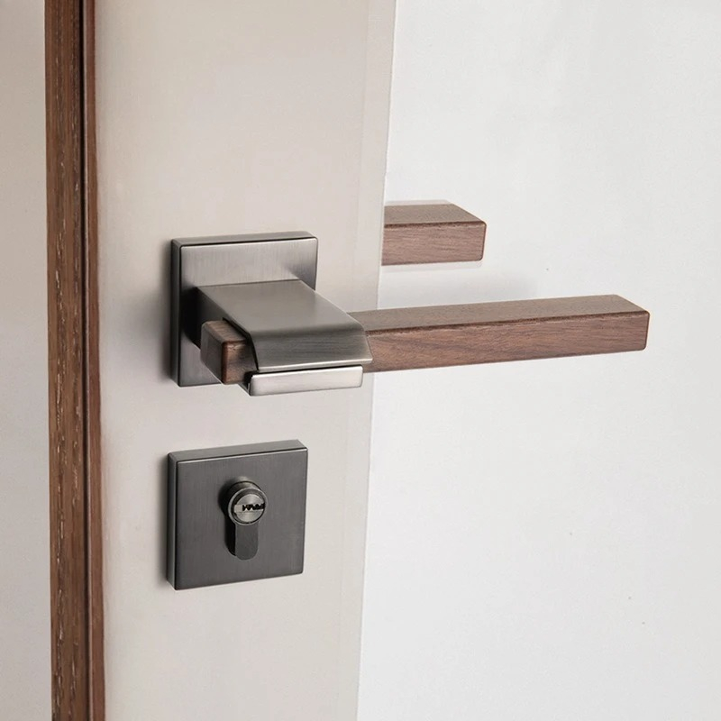 Kunci Pintu Walnut untuk Inter - Home Bathroom Lock ulasan dan harga
