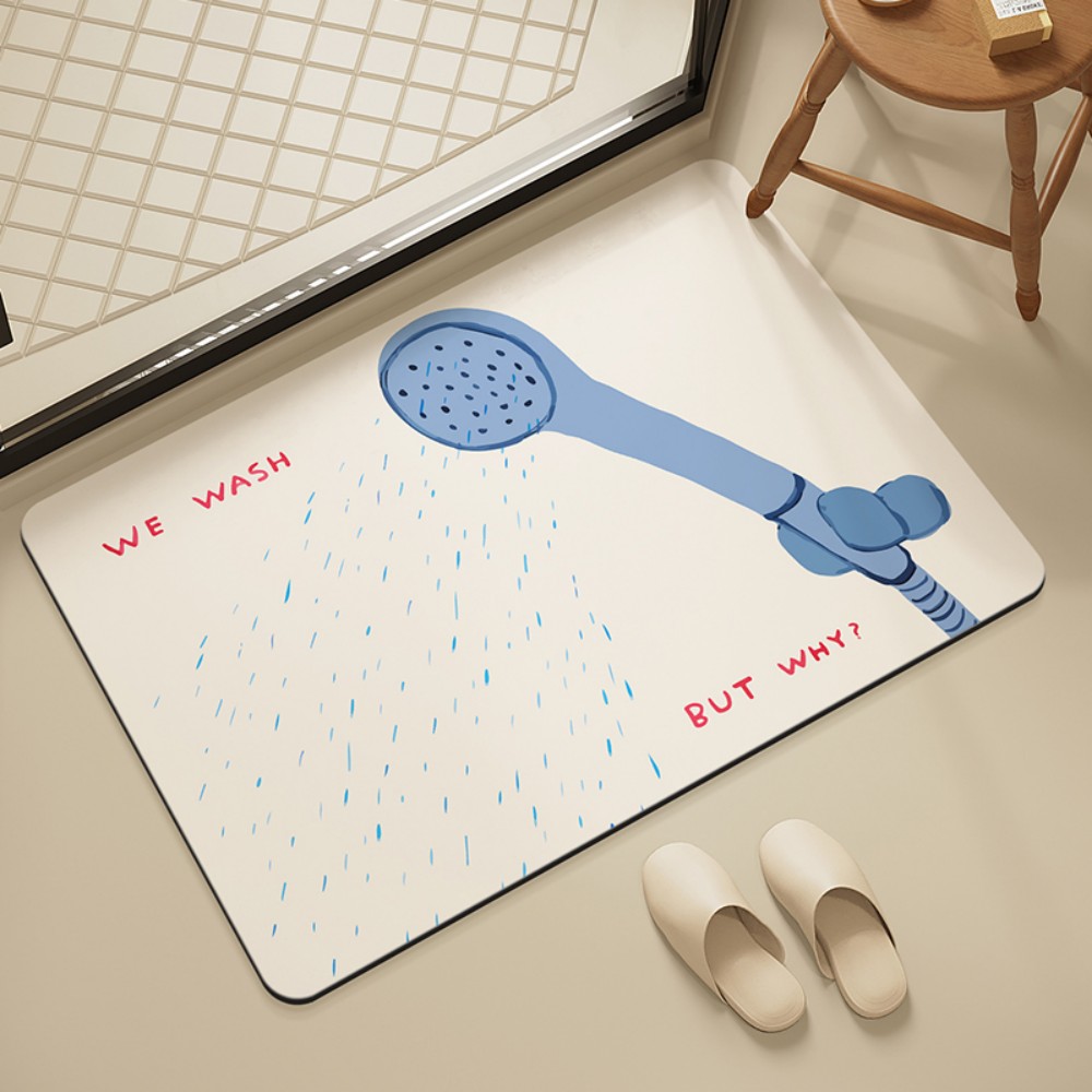 VIKAMA Karpet Kamar Mandi Ubin - Home Goods Bathroom Mats ulasan dan harga
