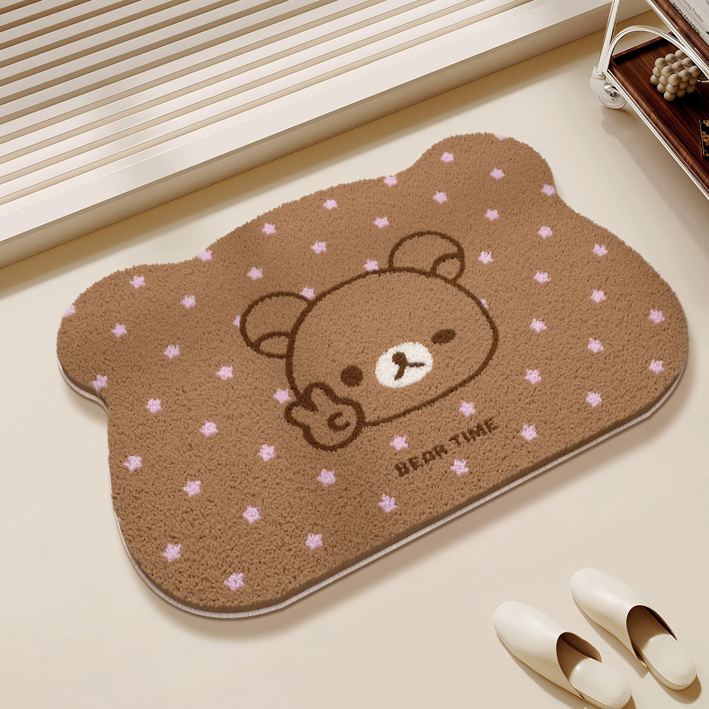 Karpet Beruang Rilakkuma & Kii - Home Goods Bathroom Mats ulasan dan harga