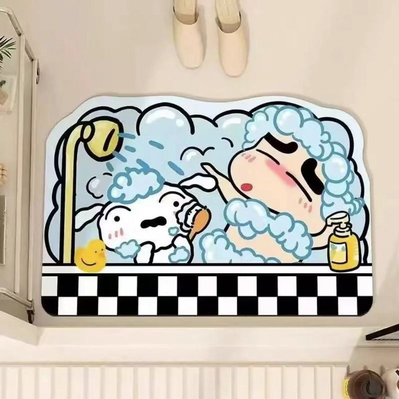 Tikar Penyerapan Air Kamar Man - Home Goods Bathroom Mats ulasan dan harga