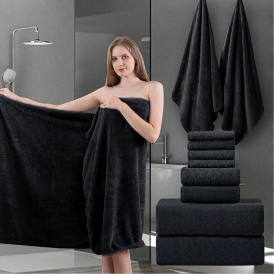 Set Handuk Mandi Ukuran Besar  - Home Bathroom Set ulasan dan harga