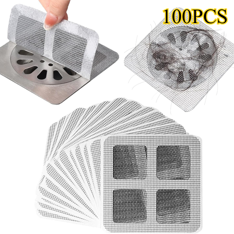 100 Buah Penutup Pancuran Jari - Drain Hair Catcher ulasan dan harga