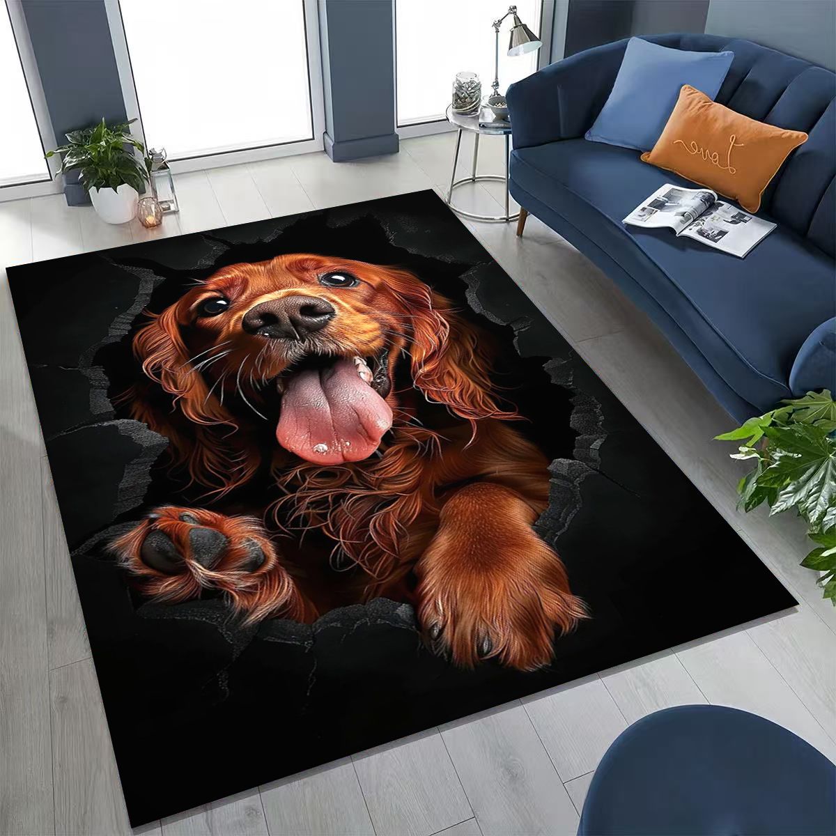 Karpet Lucu Anak Anjing Dindin - Home Bathroom Break ulasan dan harga