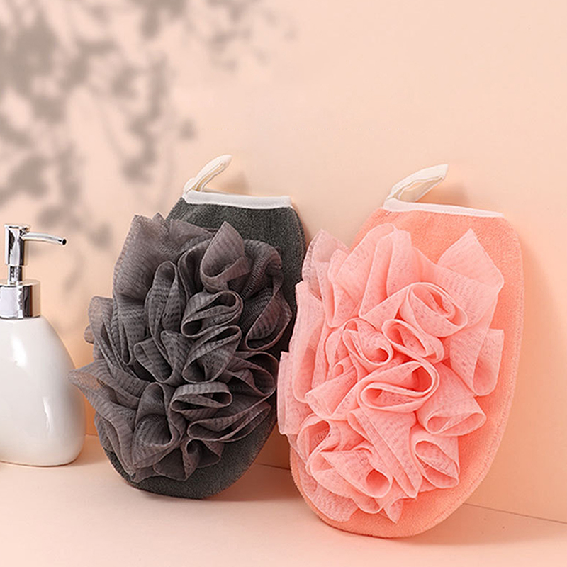 Sarung tangan Exfoliating dua  - Home Bathroom Cleaning Machine ulasan dan harga