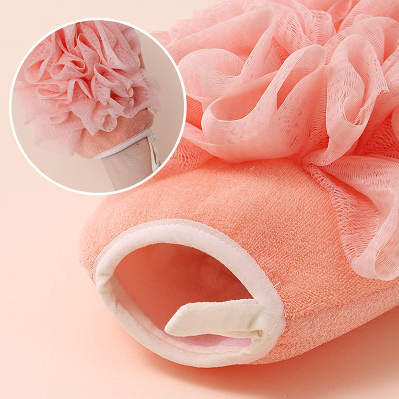 Sarung tangan Exfoliating dua  - Home Bathroom Cleaning Machine ulasan dan harga