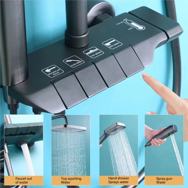 Sistem Shower Kamar Mandi Pian - Home Bathroom Renovation ulasan dan harga