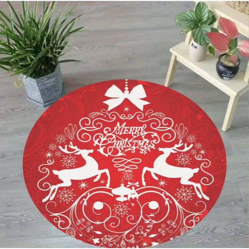 Karpet Bertema Natal Santa Cla - Home Goods Bathroom Mats ulasan dan harga