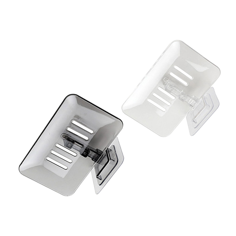 2Pcs Tempat Sabun Tempel Dindi - Glass Soap Dish ulasan dan harga