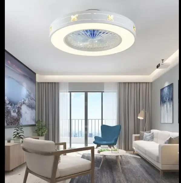 Lampu kipas langit-langit mode - Home Bathroom Fan ulasan dan harga