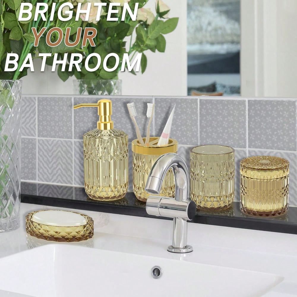 Set Aksesoris Kamar Mandi Kaca - Glass Soap Dish ulasan dan harga