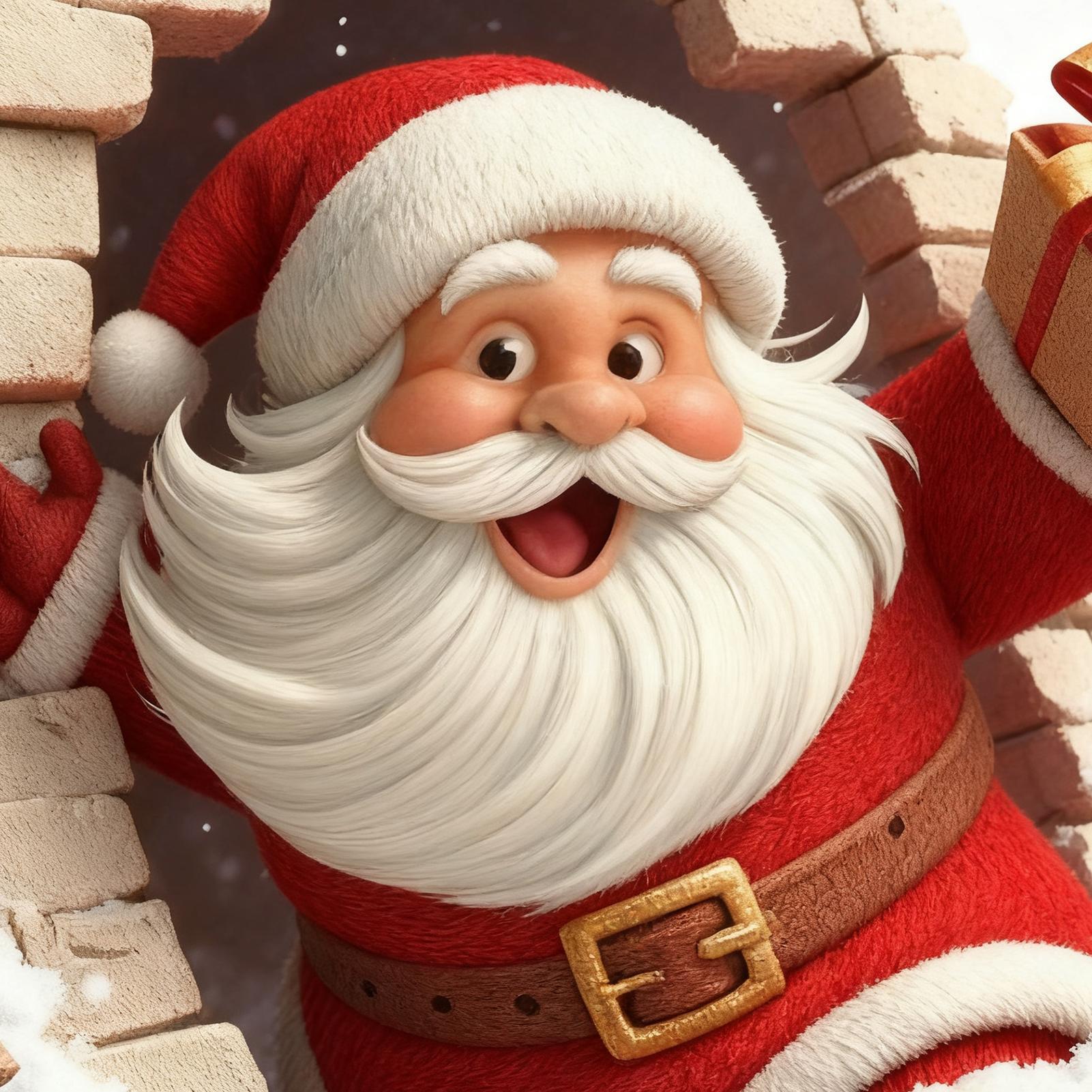 Stiker Dinding Natal Santa Mem - Home Bathroom Break ulasan dan harga