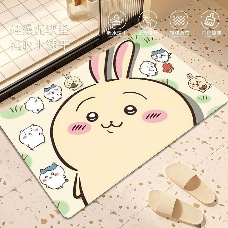 Anime Chiikawa Hachiware Usagi - Home Goods Bathroom Mats ulasan dan harga