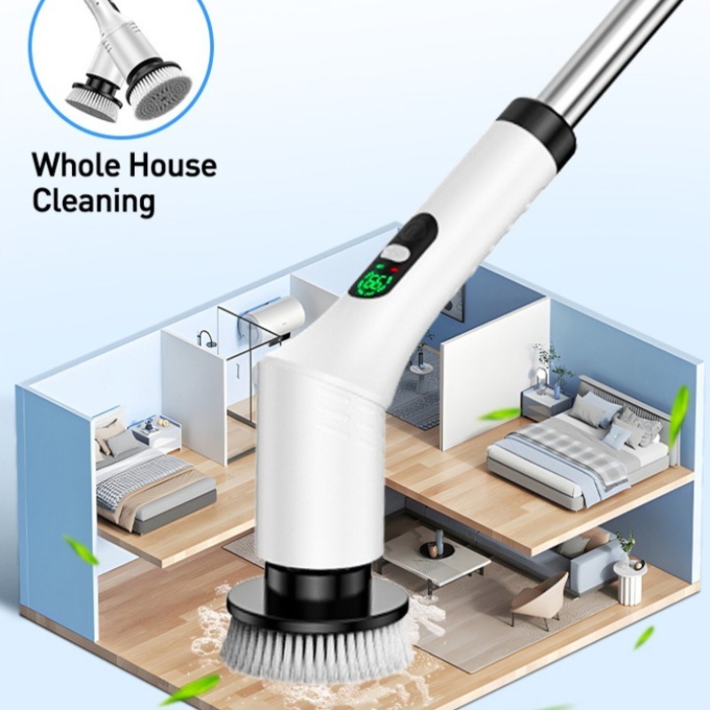 Sikat Pembersih Elektrik 9 in  - Home Bathroom Cleaning Machine ulasan dan harga