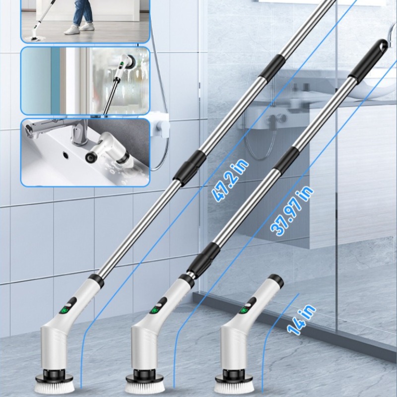 Sikat Pembersih Elektrik 9 in  - Home Bathroom Cleaning Machine ulasan dan harga