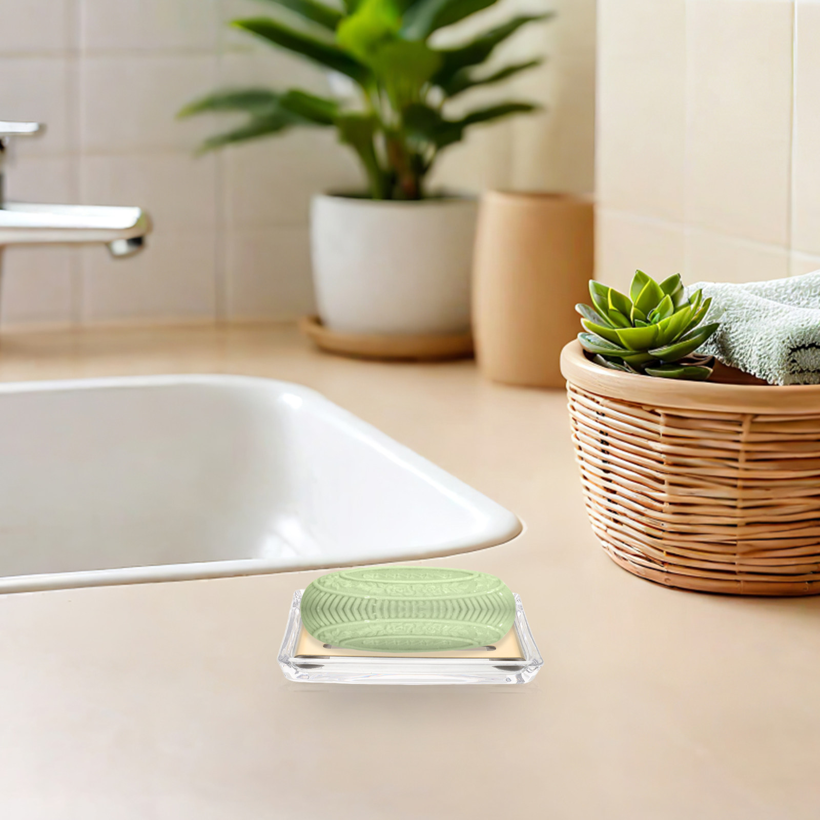 Wadah Sabun Kaca Transparan Pe - Glass Soap Dish ulasan dan harga