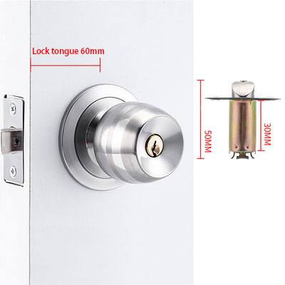 Set Kenop Pintu Privasi Bola B - Home Bathroom Lock ulasan dan harga