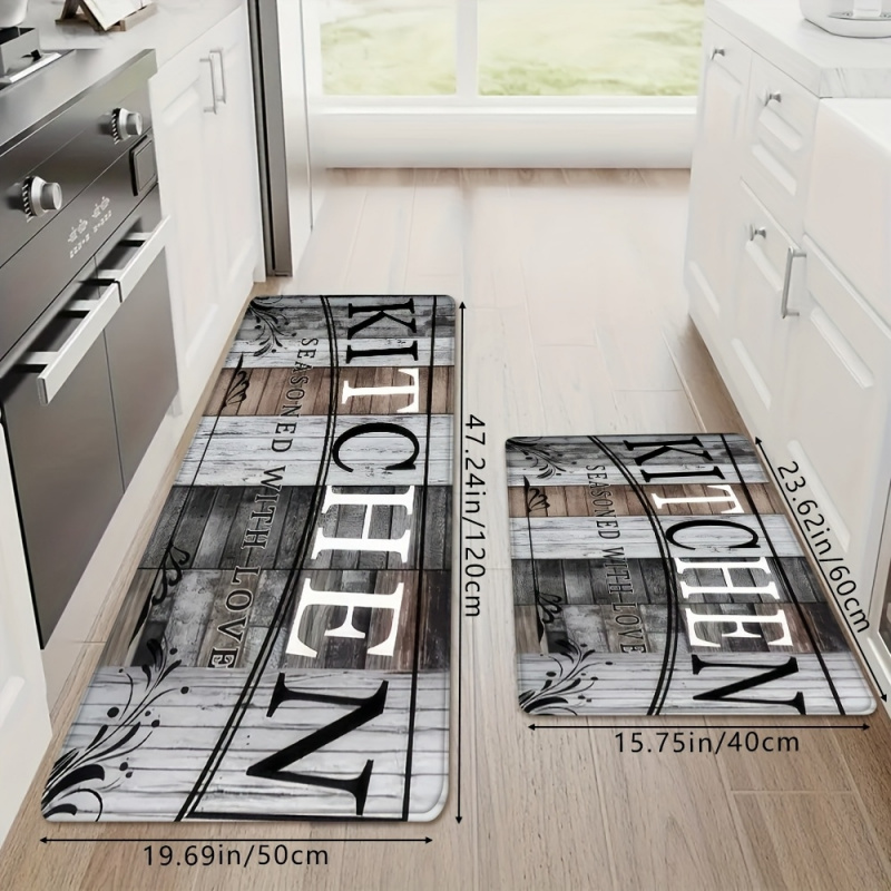VIKAMA Karpet Dapur Motif Kayu - Home Bathroom Cleaning Machine ulasan dan harga