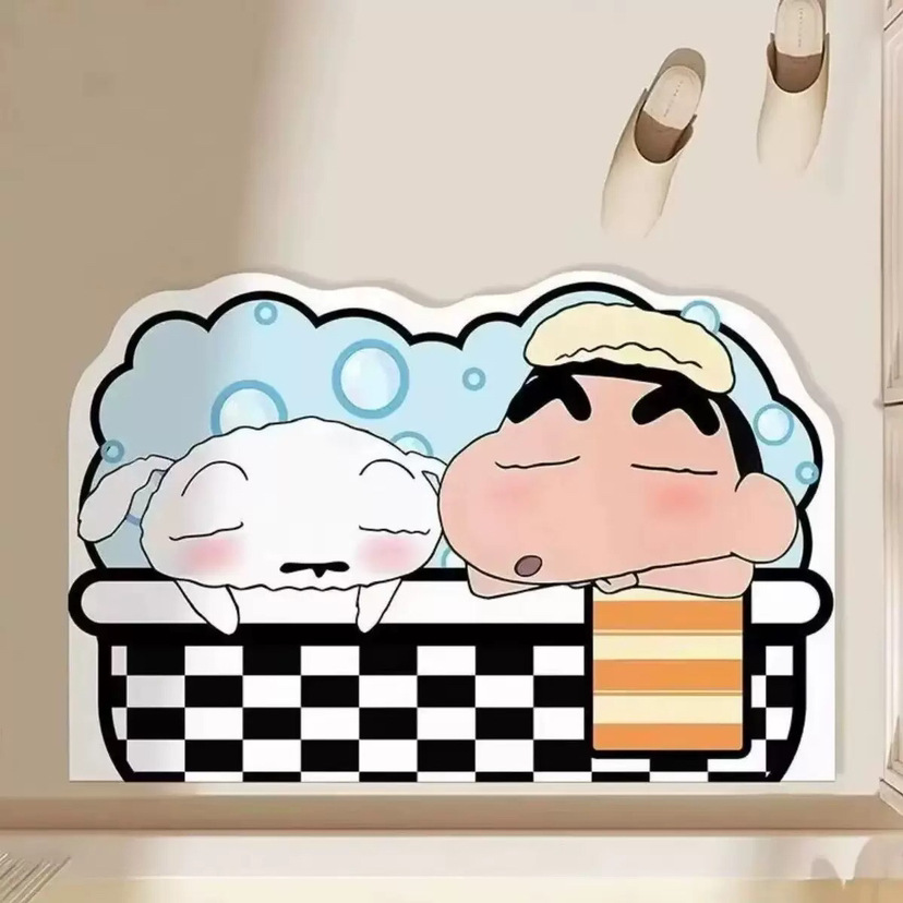Keset Lantai Kartun Kamar Mand - Home Goods Bathroom Mats ulasan dan harga